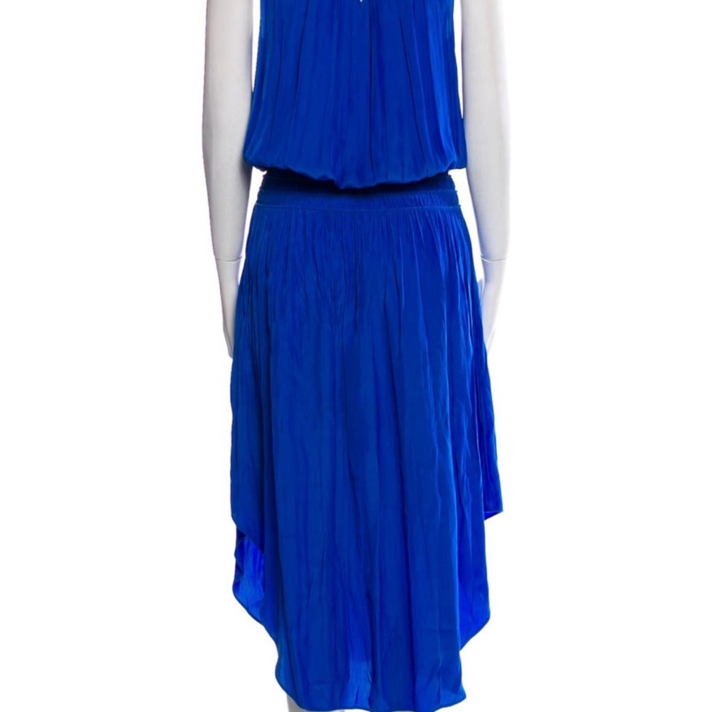 Ramy Brook Blue High-Low Cocktail Sundress